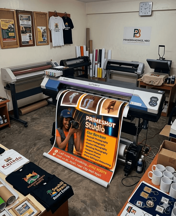 Customer printing studio